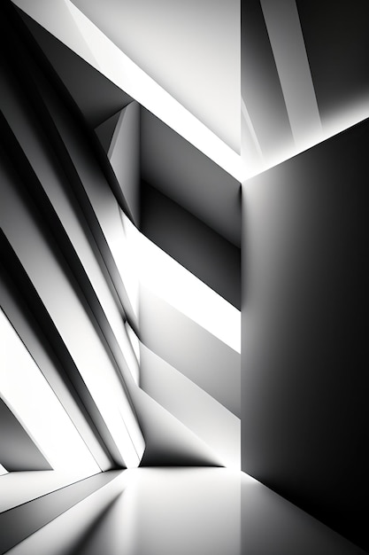 Abstrakter geometrischer Hintergrund Minimalistischer schwarz-weißer Hintergrund für Geschäftspräsentationen