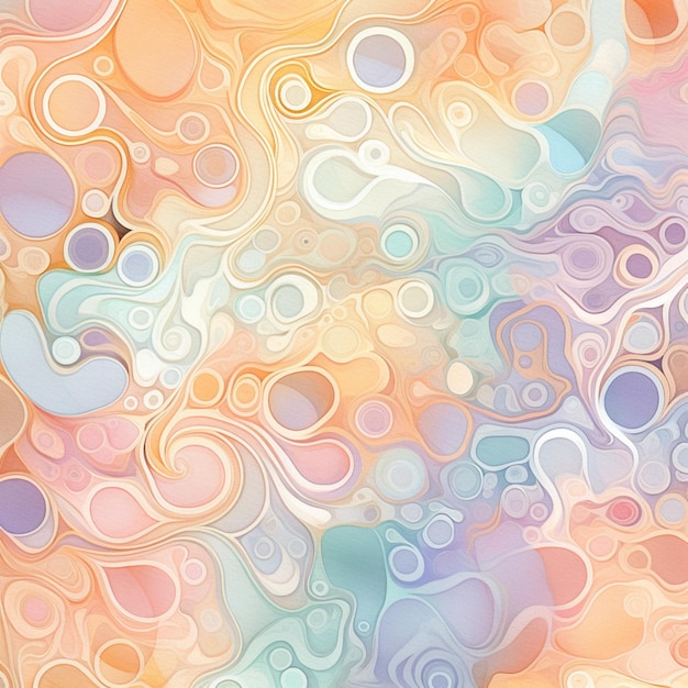 Abstrakter geometrischer Hintergrund mit einer Vielzahl generativer Farben