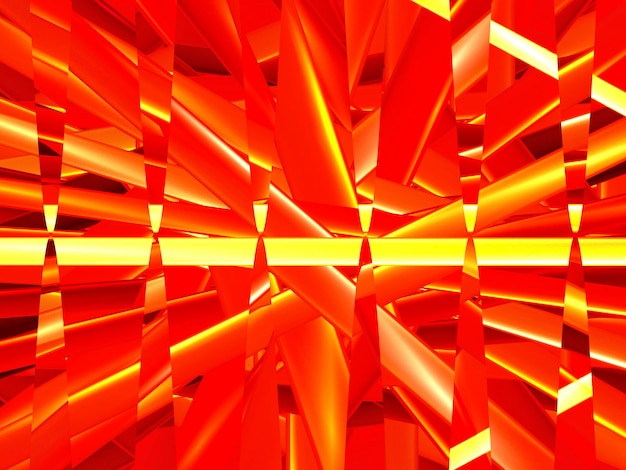 Abstrakter geometrischer orangefarbener Hintergrund für Design. abstrakter Feuerhintergrund mit glatten weichen Linien