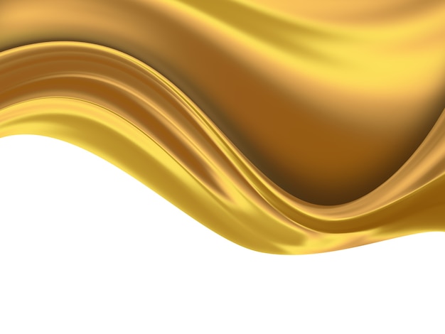 Abstrakter Goldhintergrund mit glatten Linien