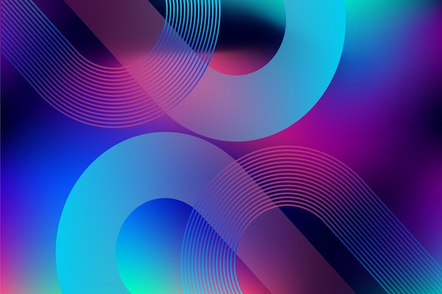Abstrakter Gradient-Netz-Hintergrund mit einem bunten Muster