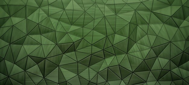 Abstrakter grüner hintergrund des voronoi-diagramms, 3d rendern
