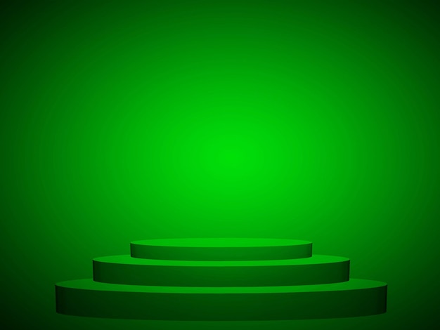 Abstrakter grüner Hintergrund mit glattem Farbverlauf, der für Webdesign-Vorlagen verwendet wird