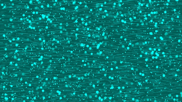 Abstrakter grüner Hintergrund mit vielen Partikeln