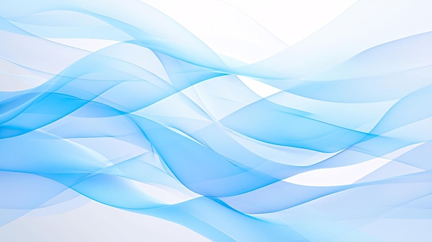 Abstrakter hellblauer Hintergrund durchsichtiger Gradient Buntglas-Hintergrund 3D-Rendering