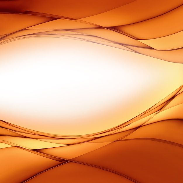 Abstrakter heller Hintergrund mit leuchtend orangefarbenem Quadrat