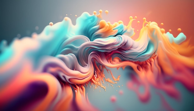Abstrakter heller, kreativer Hintergrund UI UX Design