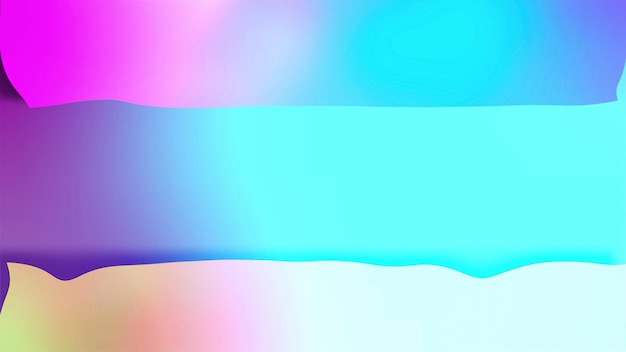 Abstrakter heller mehrfarbiger Hintergrund mit visueller Täuschung und Welleneffekten 3D-Rendering-Computergenerierung