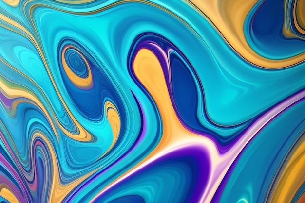 abstrakter Hintergrund aus blauem flüssigem Marmor