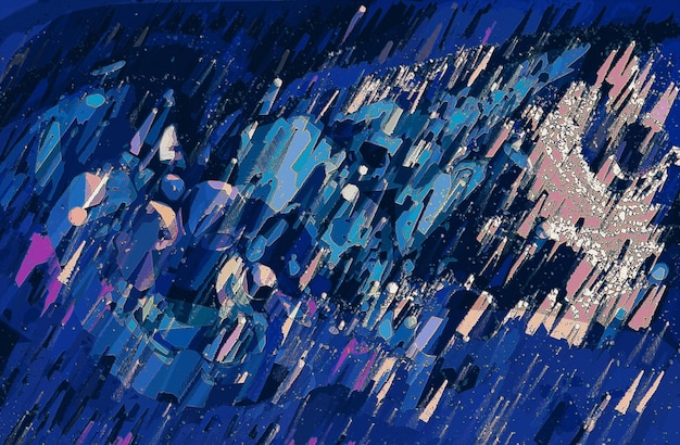 Foto abstrakter hintergrund aus den abstrichen von acrylfarbe mischen von mehrfarbiger ölfarbe strukturierte arrangements abstrakter moderner druck deco-kunstposter