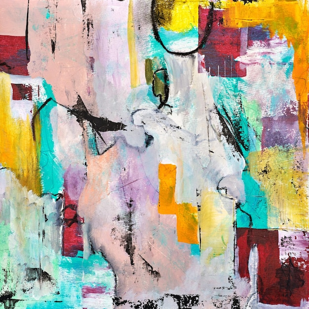 Abstrakter Hintergrund aus den Schmieren von Acrylfarben Mischen von mehrfarbigen Ölfarben Texturarrangements Abstrakt moderner Druck Deco-Kunst Poster