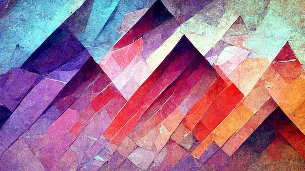 Abstrakter Hintergrund, bestehend aus Dreiecken Blaue Farbe mit Farbverlauf