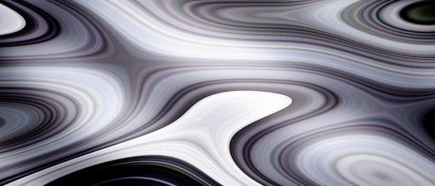 Abstrakter Hintergrund der schwarzen weißen flüssigen Marmortintenlandschaft