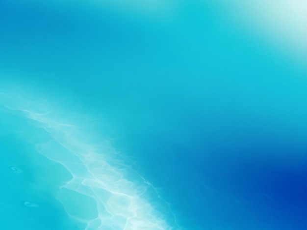 Abstrakter Hintergrund der verschwommenen azurblauen Ruhe in beruhigenden azurblauen Farbtönen