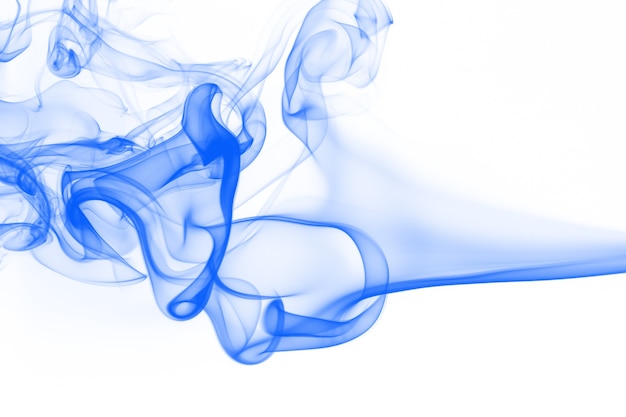 Abstrakter Hintergrund des blauen Rauches.