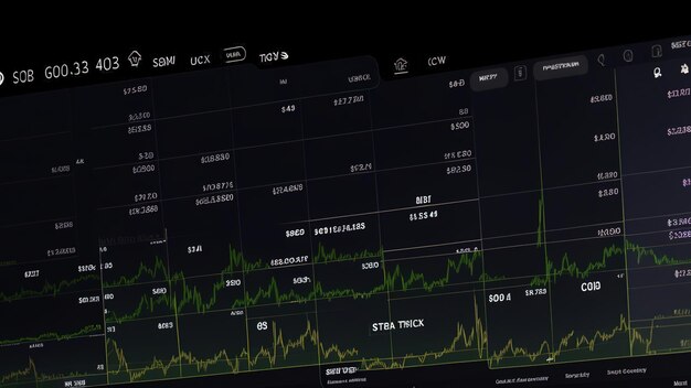 Abstrakter Hintergrund des Kryptowährungshandels-Börsenspiels