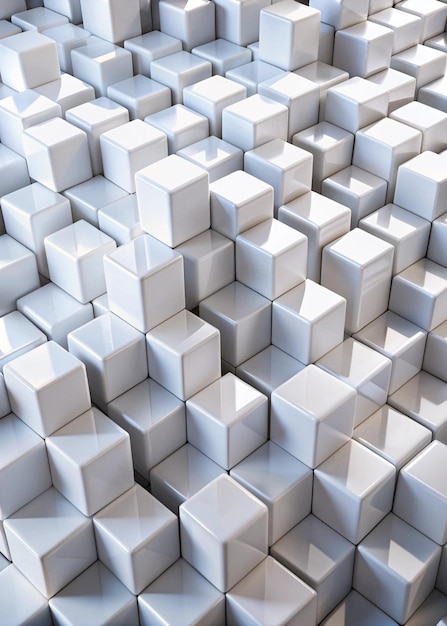 Abstrakter Hintergrund des modernen digitalen geometrischen Würfels
