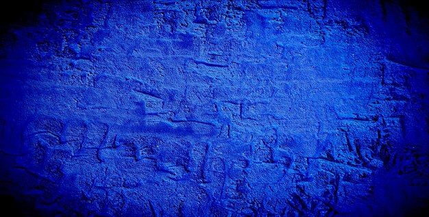 Abstrakter Hintergrund dunkelblaue Textur Zementbetonwand