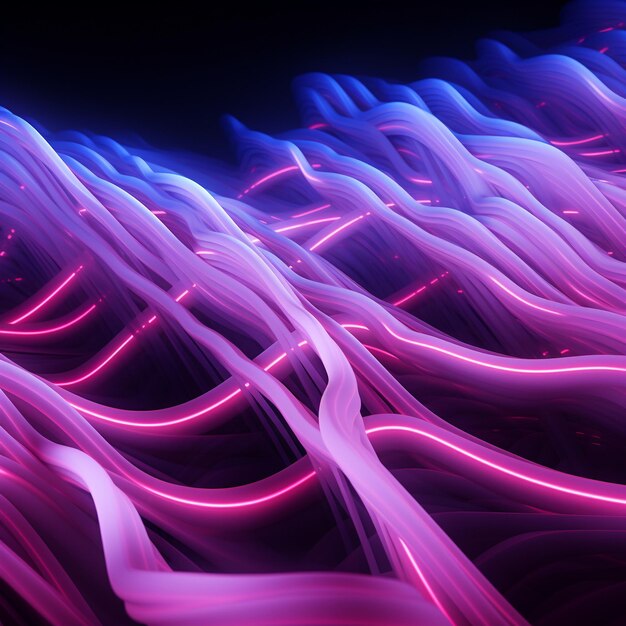 Foto abstrakter hintergrund für den desktop mit rosa linien auf dem hintergrund