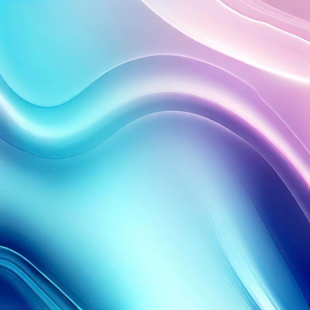 Abstrakter Hintergrund in blauer und rosa Farbe mit glatten Linien und Wellen