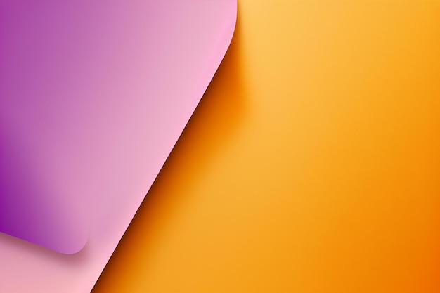 Abstrakter Hintergrund lila orange moderne geometrische Form für Tapete Banner Broschüre Katalog Cover Flyer Generative AI