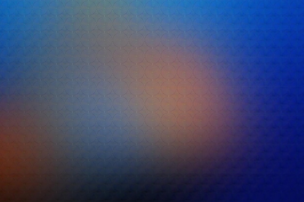 Abstrakter Hintergrund mit blauem und orangefarbenem geometrischem Muster