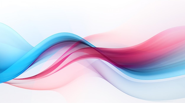 Abstrakter Hintergrund mit blauen und rosa Swooshes