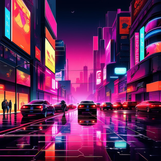 abstrakter Hintergrund mit bunten Lichtern und Autos in der Stadt abstrakte Hintergrund mit farbenfrohen