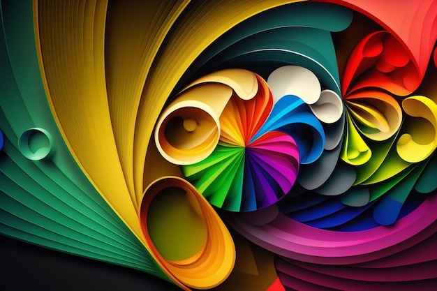 Foto abstrakter hintergrund mit den repräsentativen farben der lgbt-community