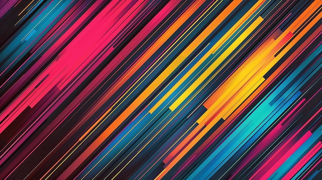 Abstrakter Hintergrund mit diagonalen farbigen Linien