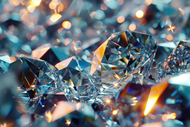 Abstrakter Hintergrund mit Diamantmuster mit Illustration der Kristalltextur