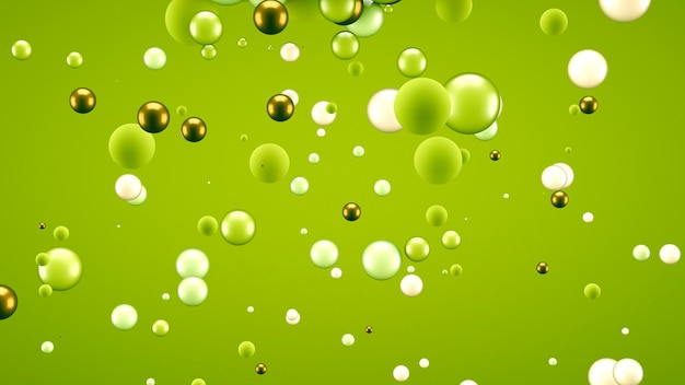 Abstrakter Hintergrund mit Elementen. 3D-Darstellung, 3D-Rendering.