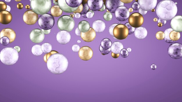 Abstrakter Hintergrund mit Elementen 3d Illustration