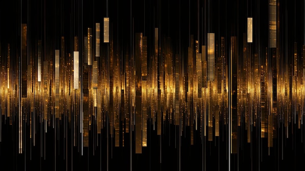 Abstrakter Hintergrund mit goldenen Effekten und Glitzern