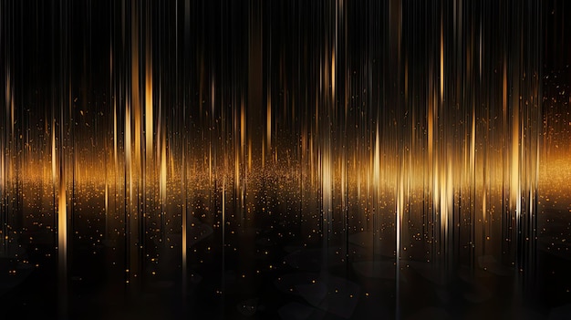 Abstrakter Hintergrund mit goldenen Effekten und Glitzern