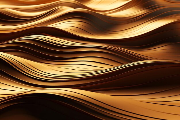 Abstrakter Hintergrund mit goldener Welle