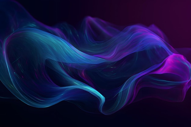 abstrakter Hintergrund mit Rauch Generative KI