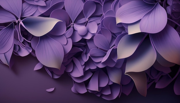 Abstrakter Hintergrund mit violetten Blütenblättern