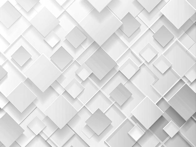 abstrakter Hintergrund mit weißen Quadraten und dem Wort Liebe auf dem weißen Hintergrund