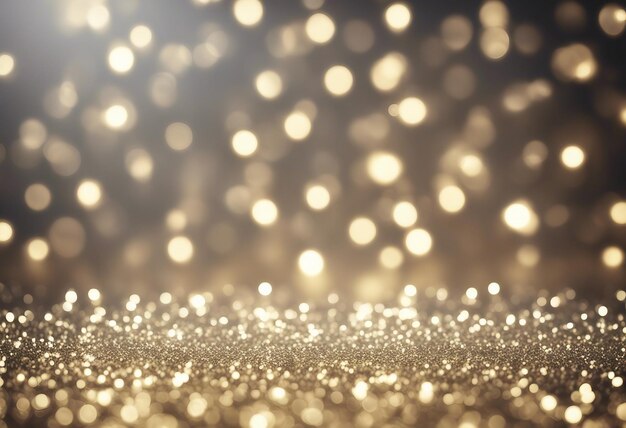 Abstrakter Hintergrund von Bokeh-Glitter-Vintage-Lichtern