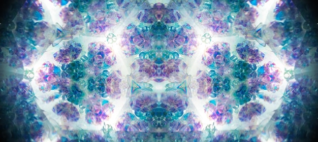 Abstrakter Kaleidoskop-Hintergrund Schöne mehrfarbige Kaleidoskop-Textur Einzigartiges Kaleidoskop-Design