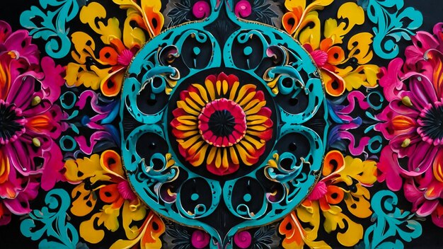 Abstrakter Kaleidoskop-Hintergrund Schöne mehrfarbige Kaleidoskoptextur Einzigartiges Kaleidoskop des