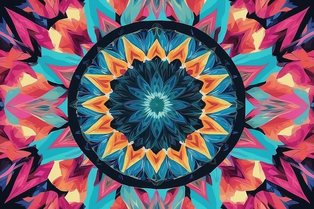 Abstrakter Kaleidoskop-Hintergrund
