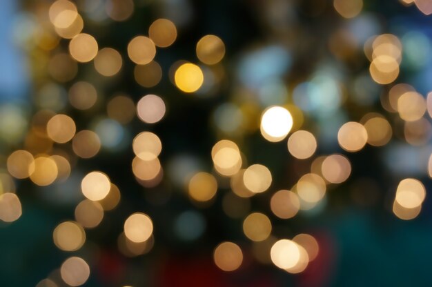 Abstrakter kreisförmiger Bokeh-Hintergrund von Christmaslight