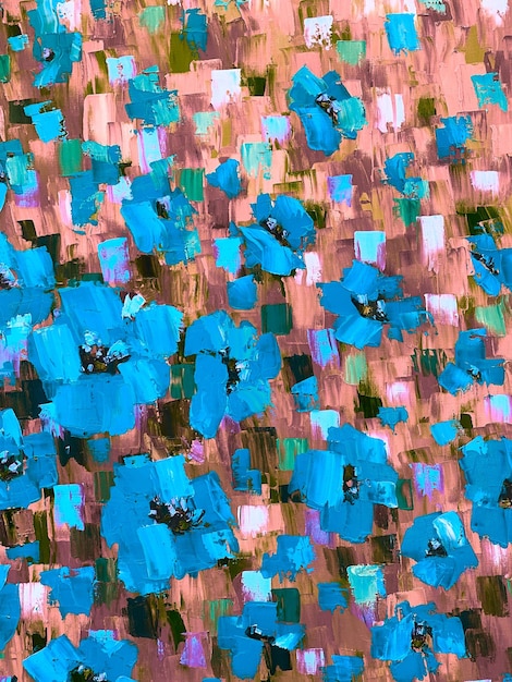 Abstrakter Ölgemäldehintergrund Öl auf Leinwand Handgezeichnetes Ölgemälde Farbtextur Pinselstriche der Farbe Moderne Kunst Zeitgenössische Kunst Bunte Leinwand