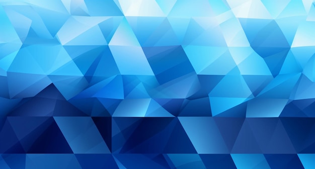 Abstrakter Low-Poly-geometrischer Hintergrund blau