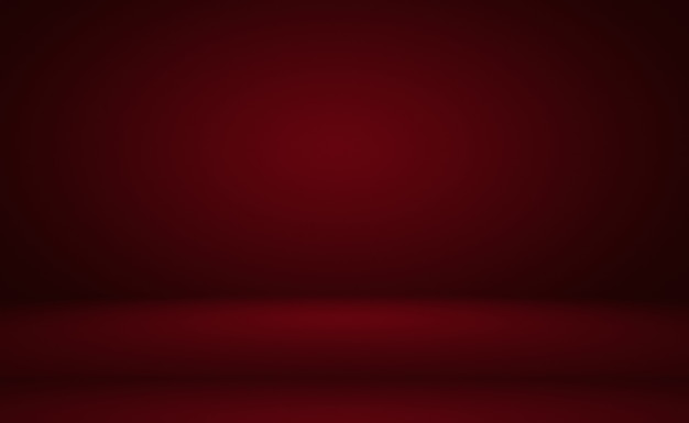 Abstrakter Luxus weicher roter Hintergrund Weihnachten Valentines Layout-Design, Studio, Zimmer, Web-Vorlage, Geschäftsbericht mit glatter Kreisverlaufsfarbe.