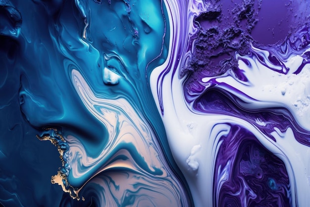Abstrakter Marmor strukturierter Hintergrund Luxusmarmor blau Illustration AI Generative