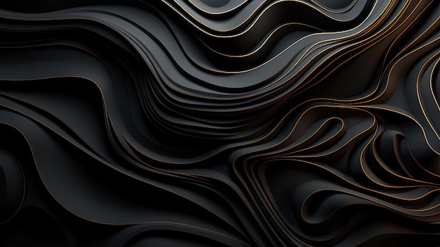 Abstrakter, moderner, luxuriöser schwarzer Hintergrund für moderne Tapeten