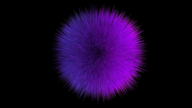 Abstrakter Neon-Burst-Hintergrund Explosion 3D-Darstellung Universum Sternenstaub Kosmisches digitales Design Bunte Warp-Tapete
